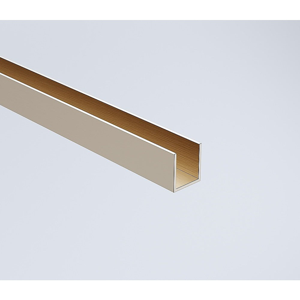 100cm Reeded Glass Shower Screen with Nickel Wall & Floor Channel